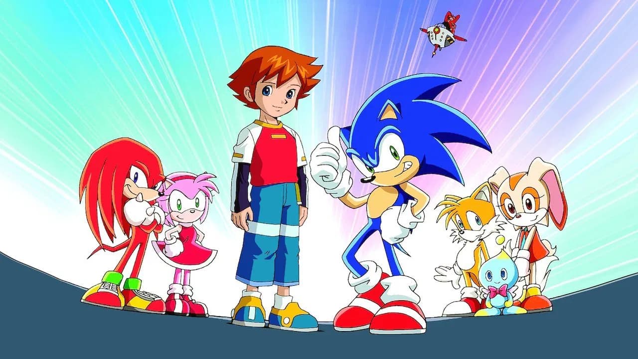Image panoramique de Sonic X.
