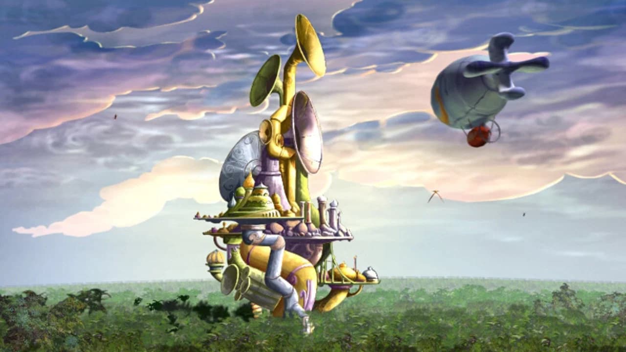 Image panoramique de Rayman.