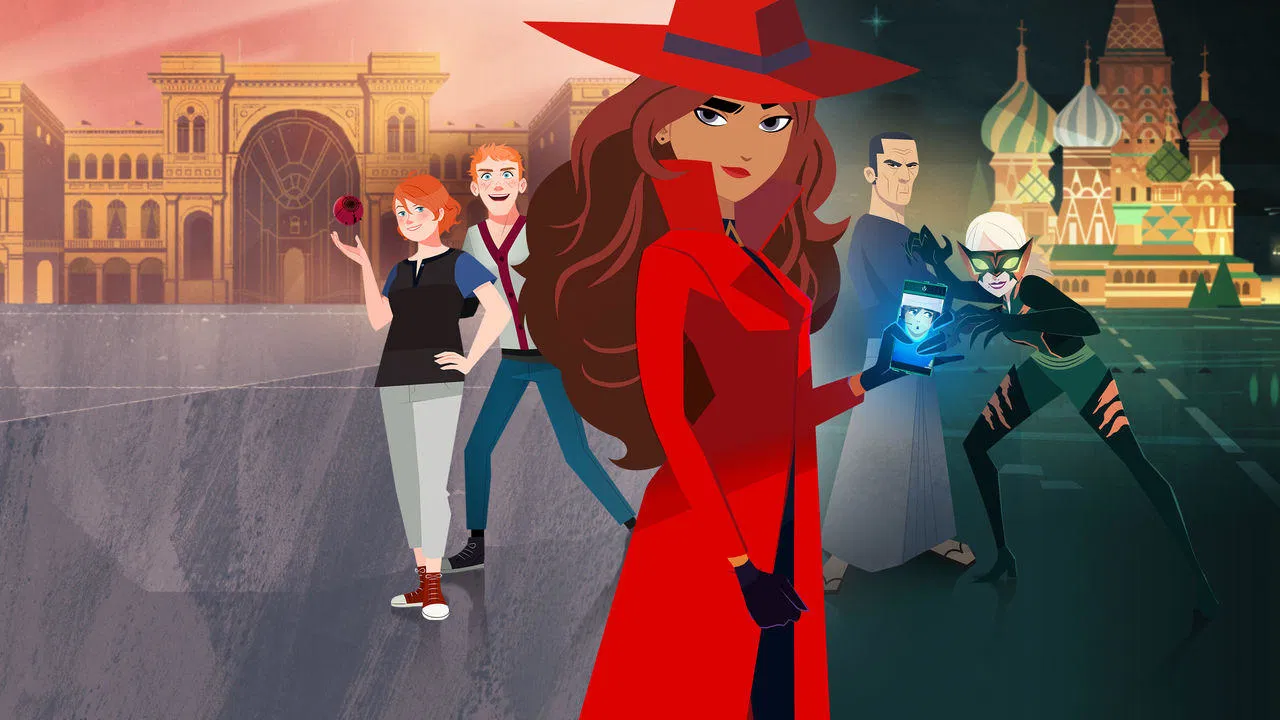 Image panoramique de Carmen Sandiego.