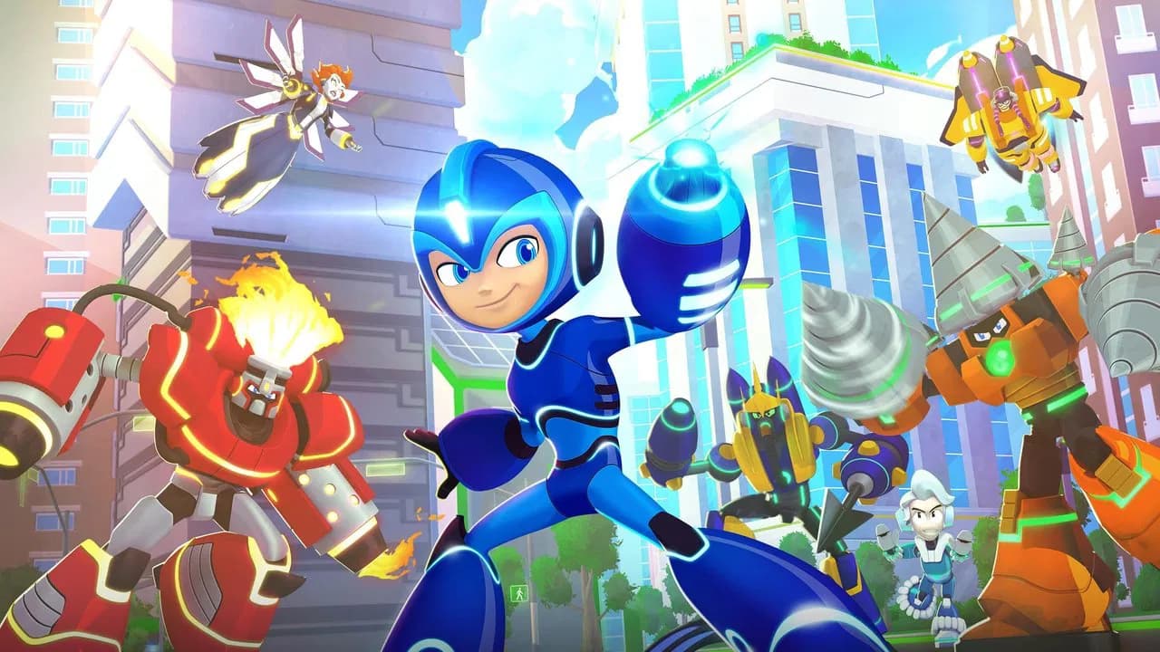 Image panoramique de Mega Man: Fully Charged.