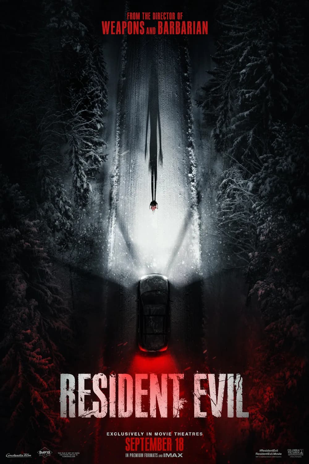 Affiche officielle de Resident Evil (2026).