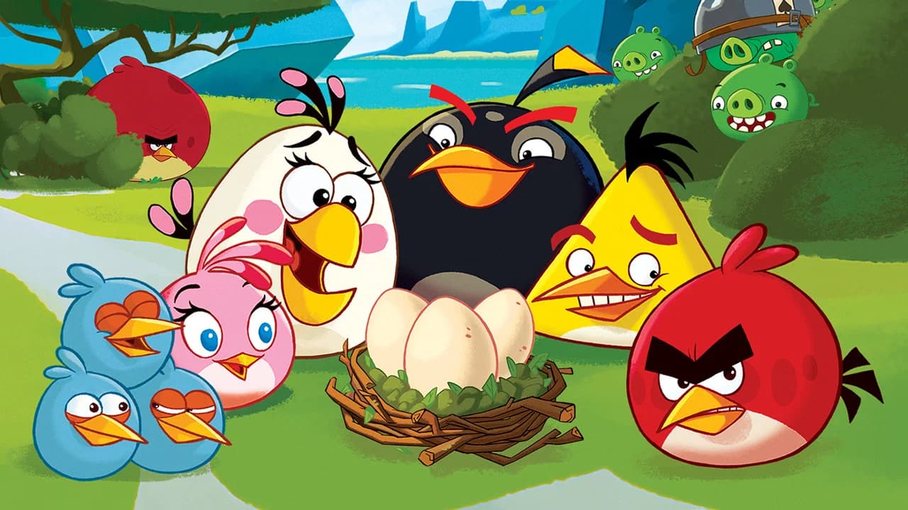 Image panoramique de Angry Birds Toons.