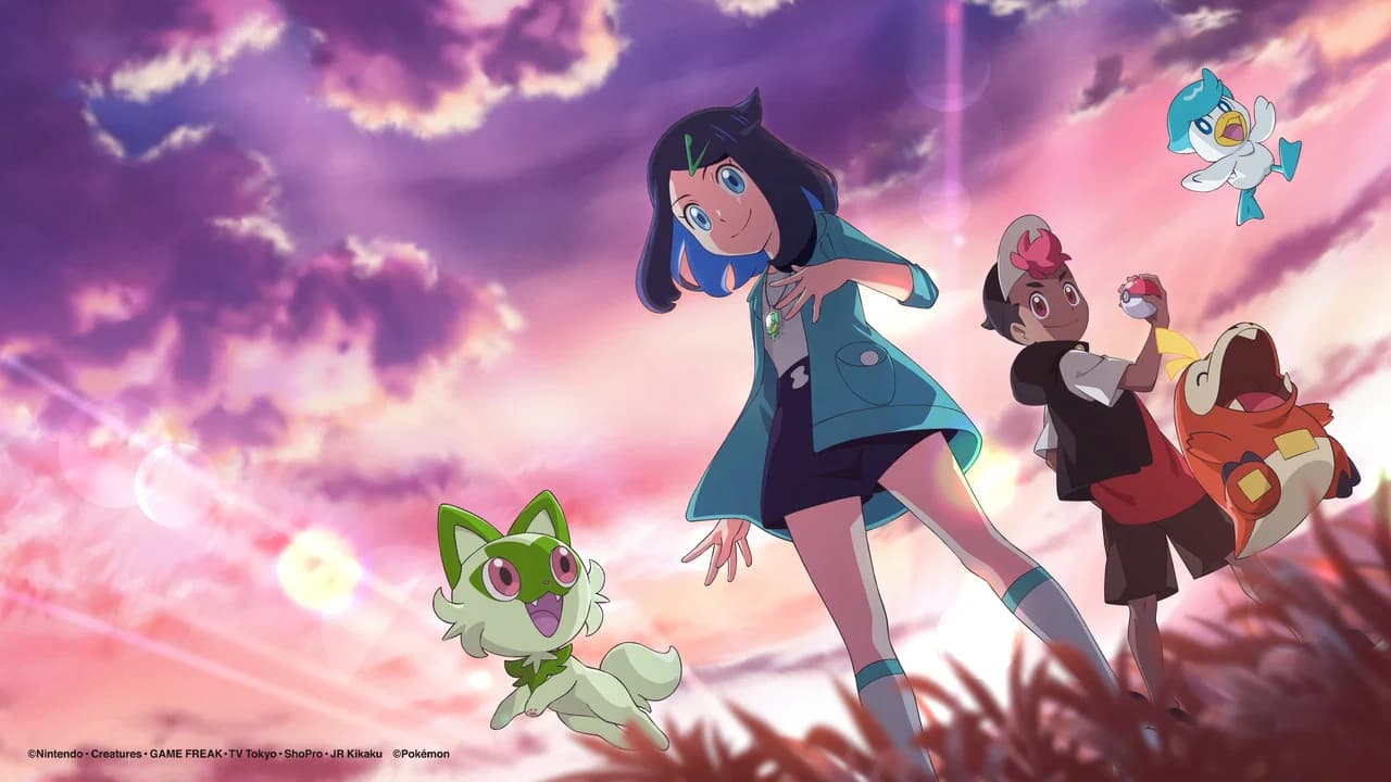 Image panoramique de Pokémon Horizons: La série.
