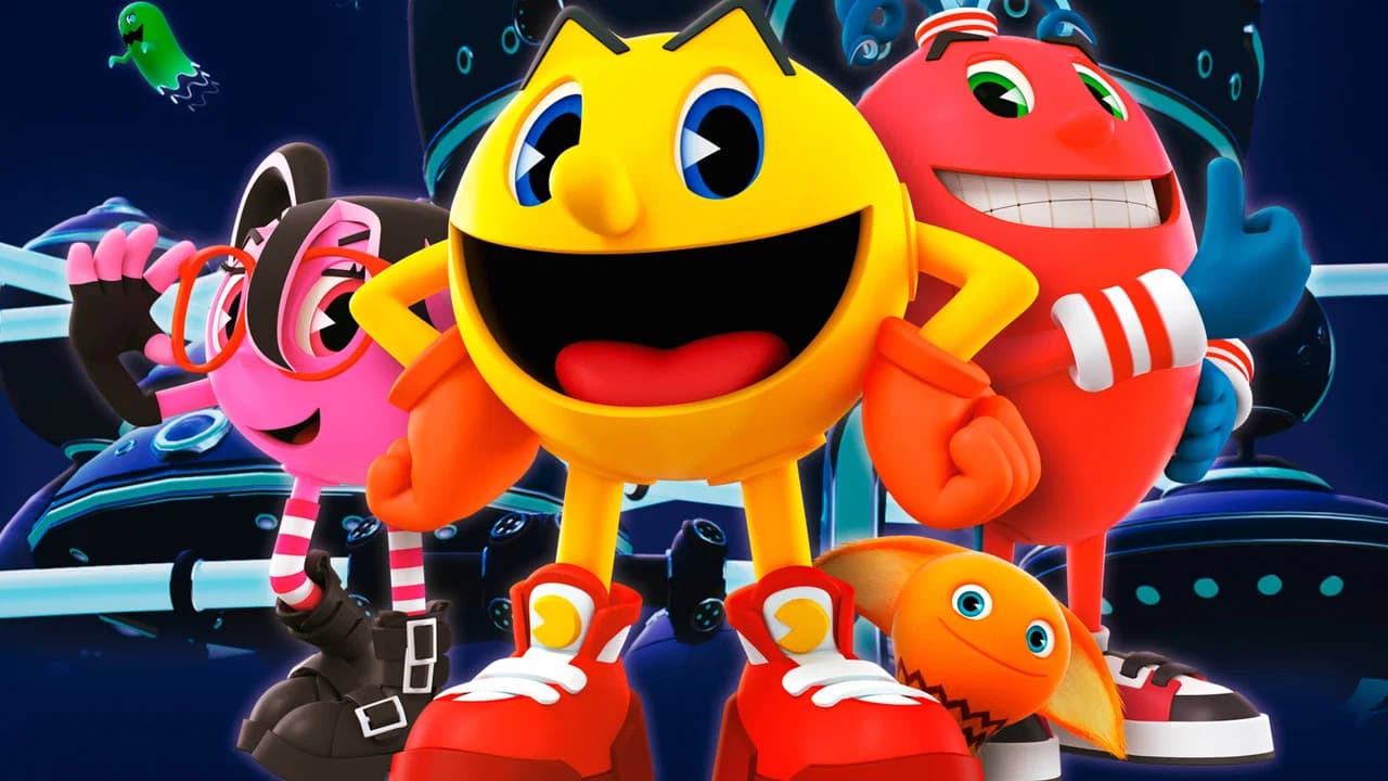 Image panoramique de Pac-Man et les Aventures de fantômes.