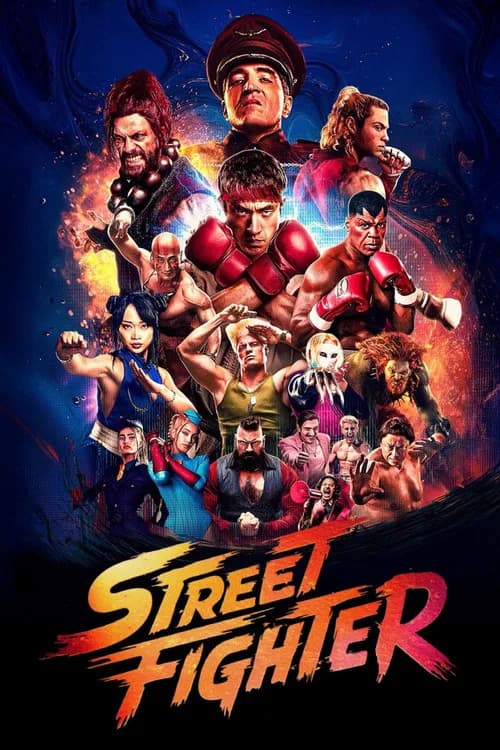 Affiche de Street Fighter.