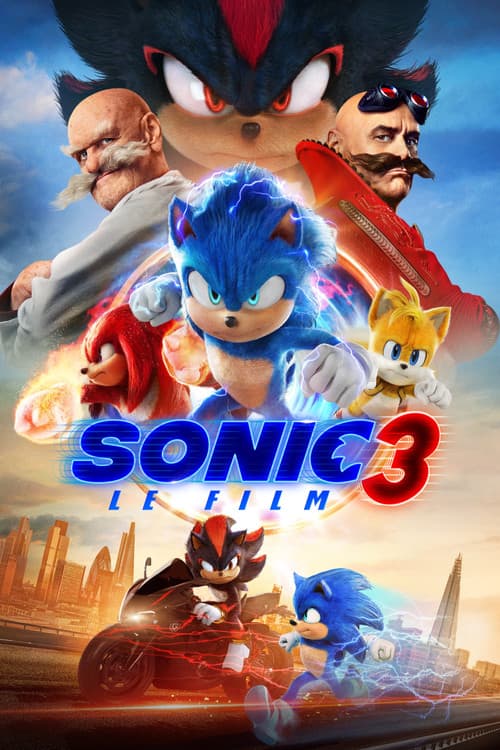 Affiche de Sonic the Hedgehog 3.