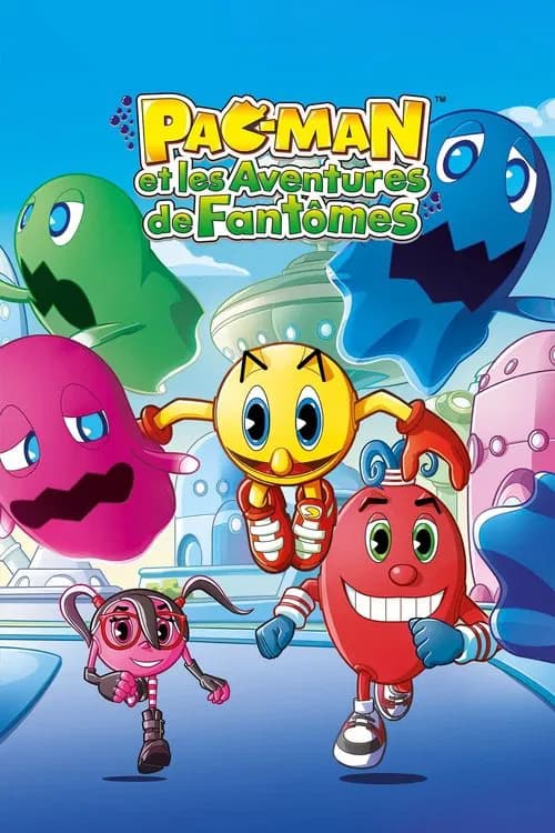 Affiche de Pac-Man et les Aventures de fantômes.