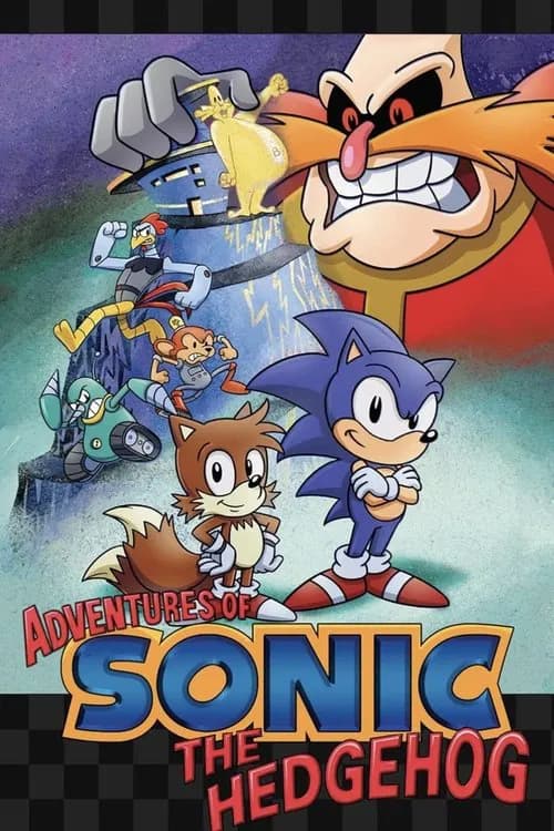 Affiche de Les Aventures de Sonic.