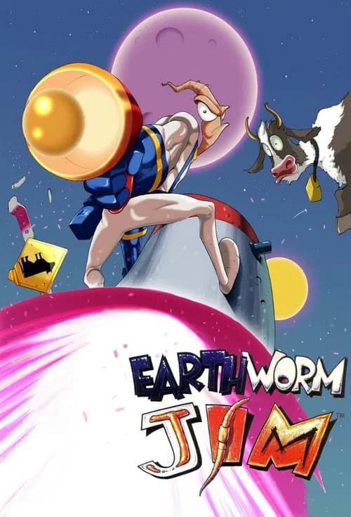 Affiche de Earthworm Jim 1995.